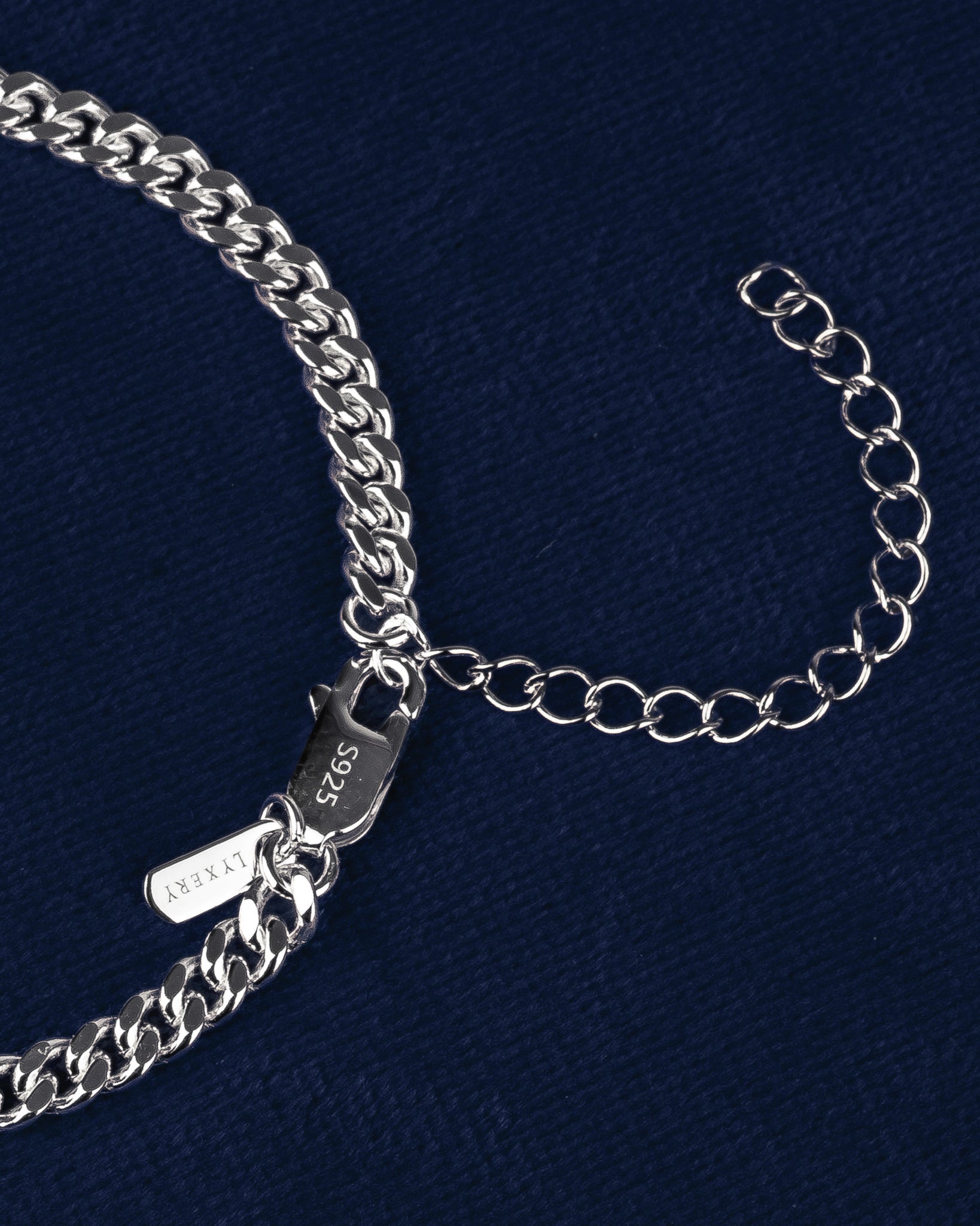 Armkedja 925S - Cuban 4mm