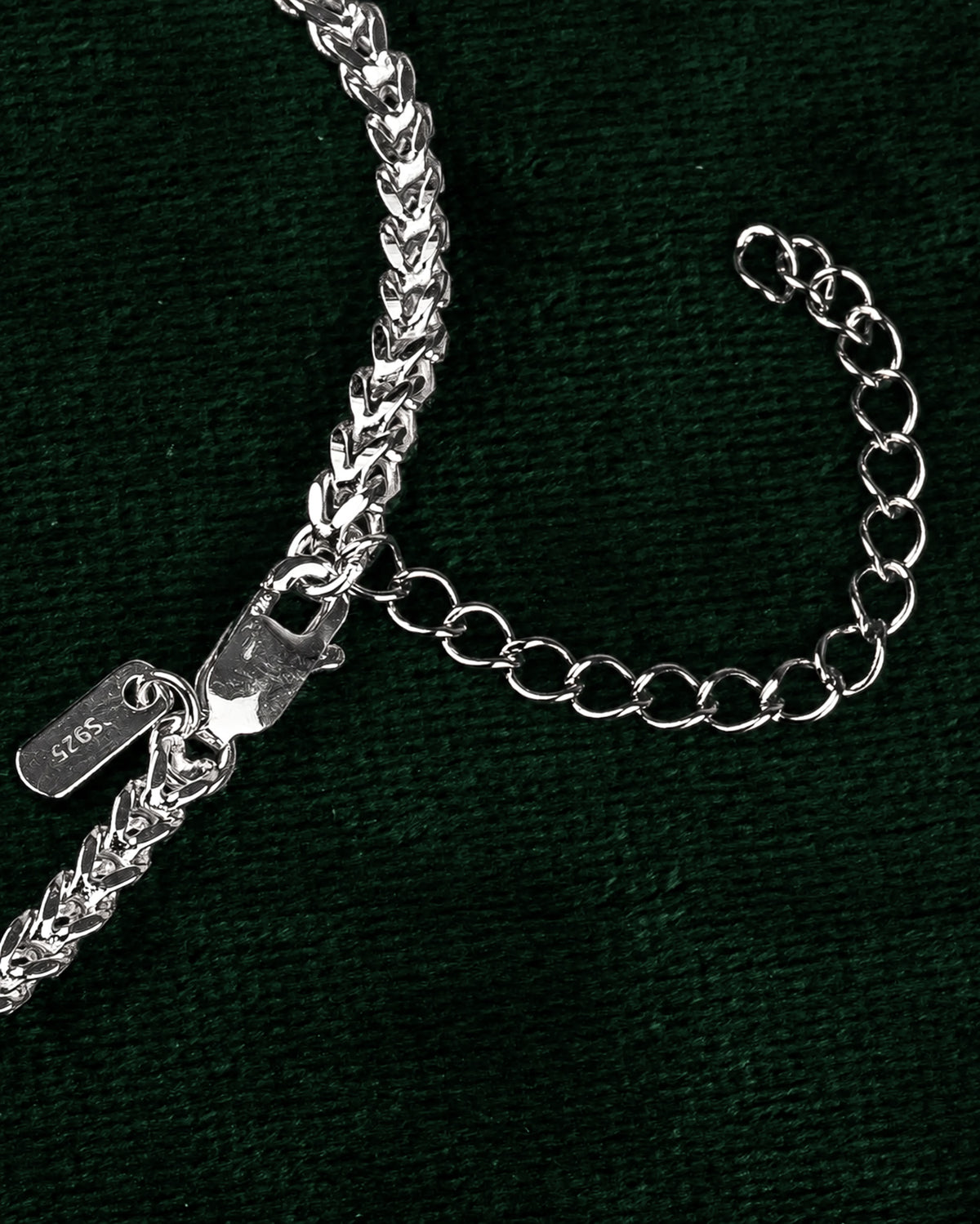 Necklace 925S - Franco 3mm