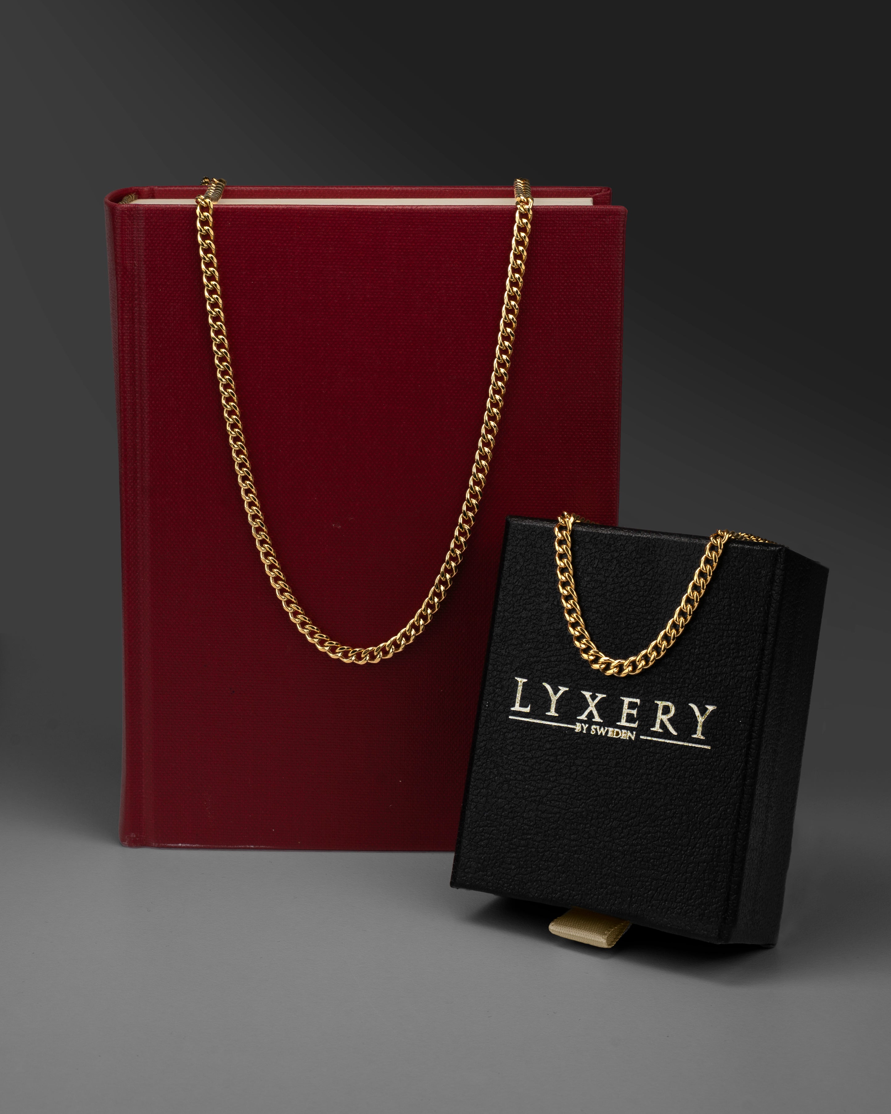 Cuban 4mm guld - ONE SIZE