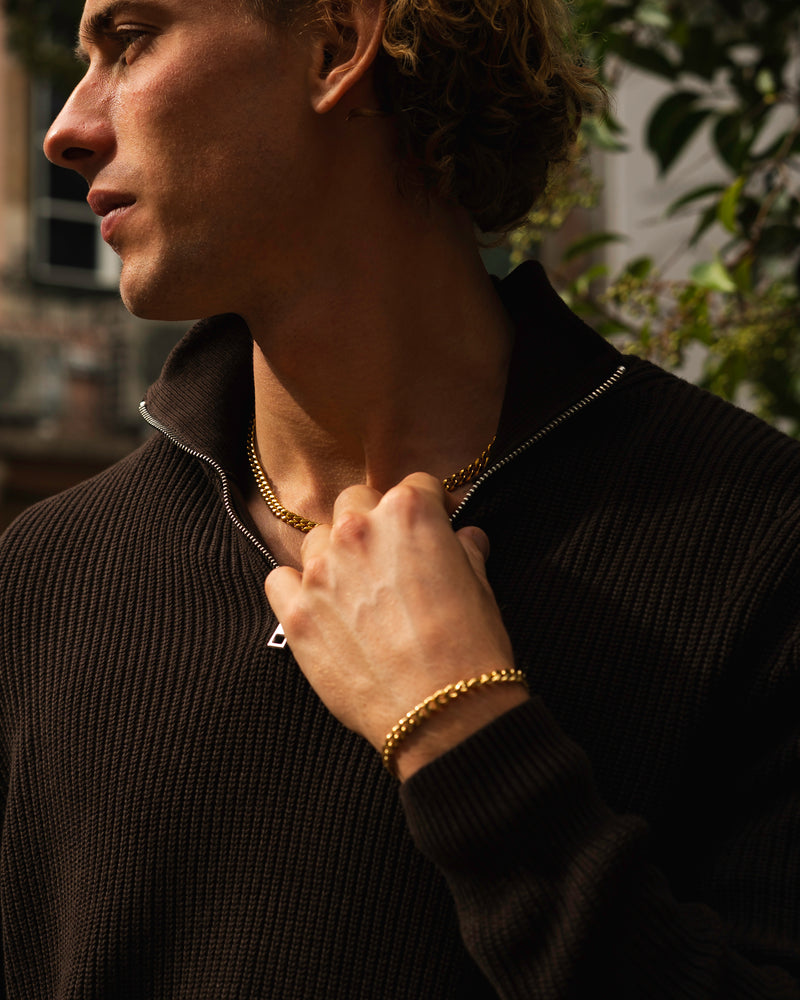 Cuban 6mm guld - ONE SIZE