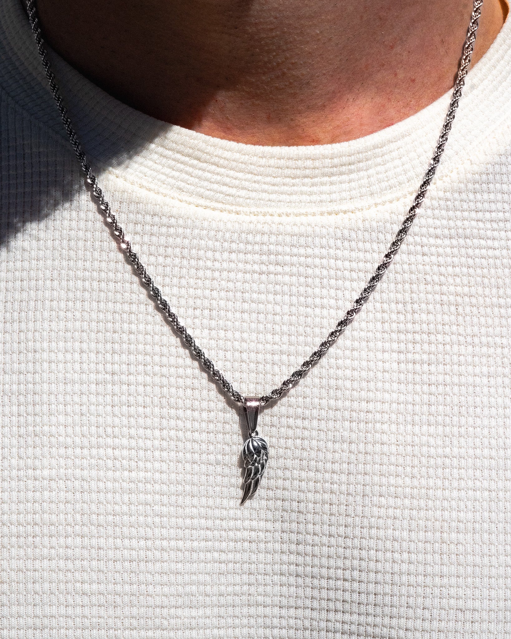 <tc>Pendant -</tc> Silver wing