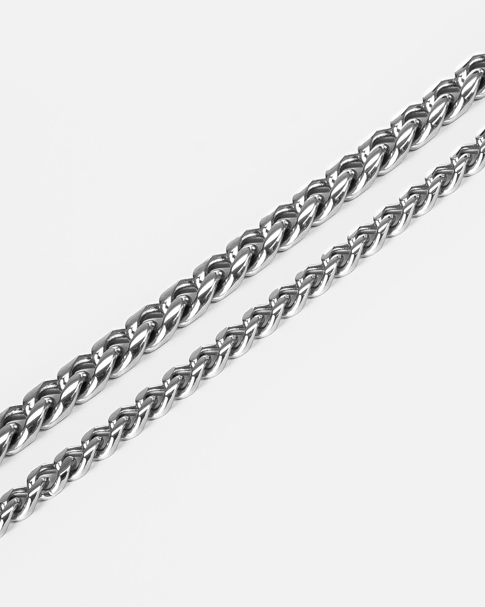 Cuban Silver 4 - 6mm