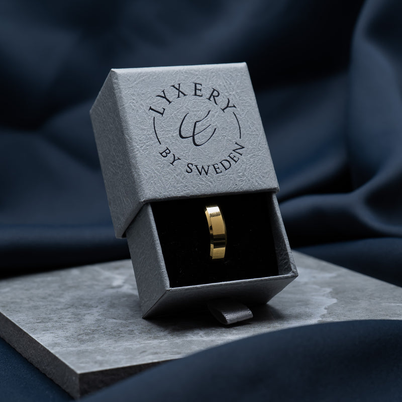 Ring - Slim Guld - Ringar Herr - Lyxery By Sweden AB