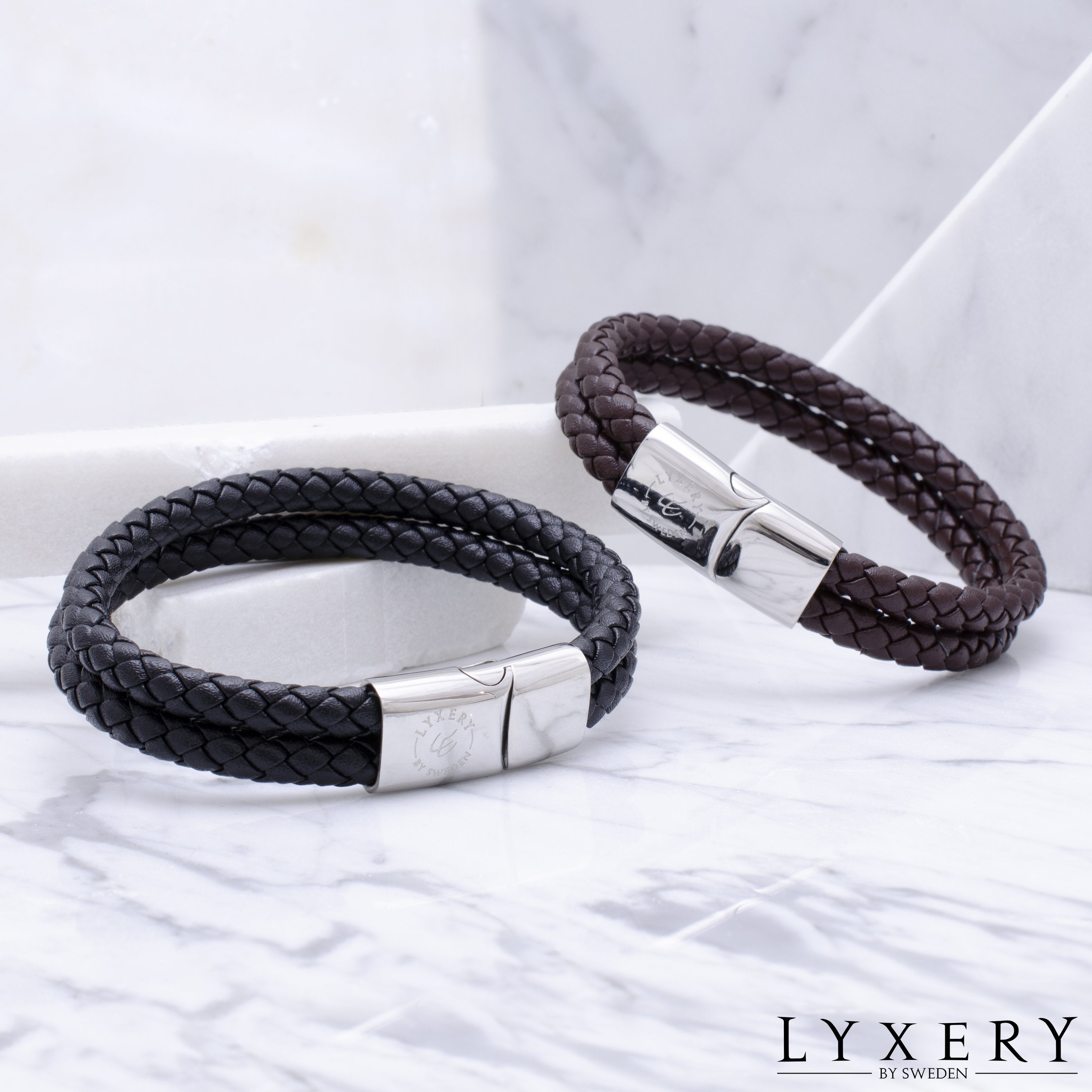 Läderarmband - Twin - Läderarmband - Lyxery By Sweden AB