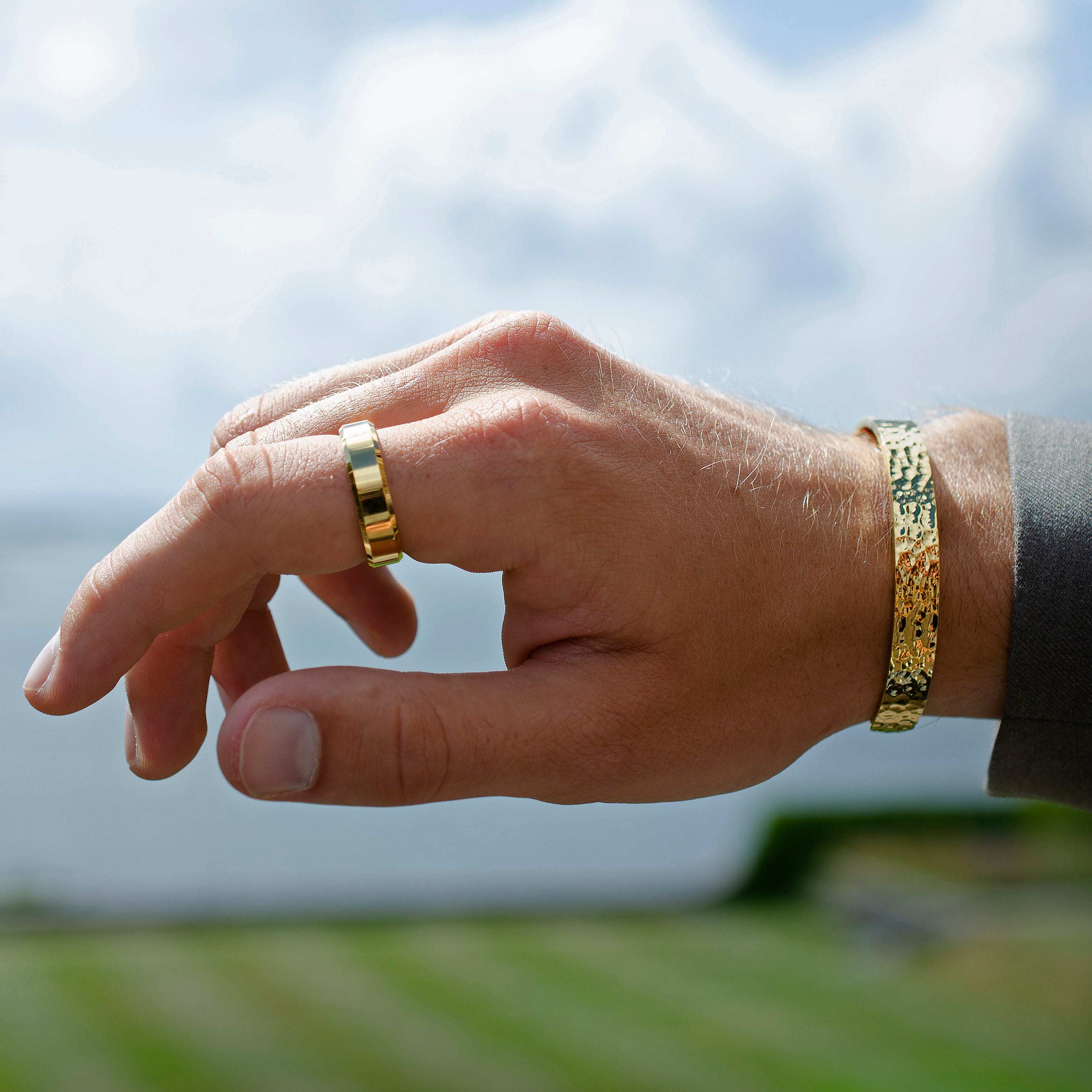 Ring - Slim Guld - Ringar Herr - Lyxery By Sweden AB