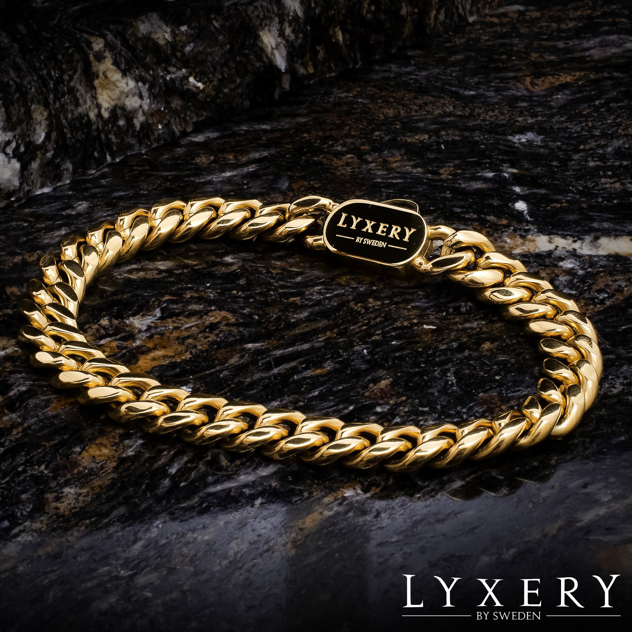 Cuban 8mm Bracelet Gold