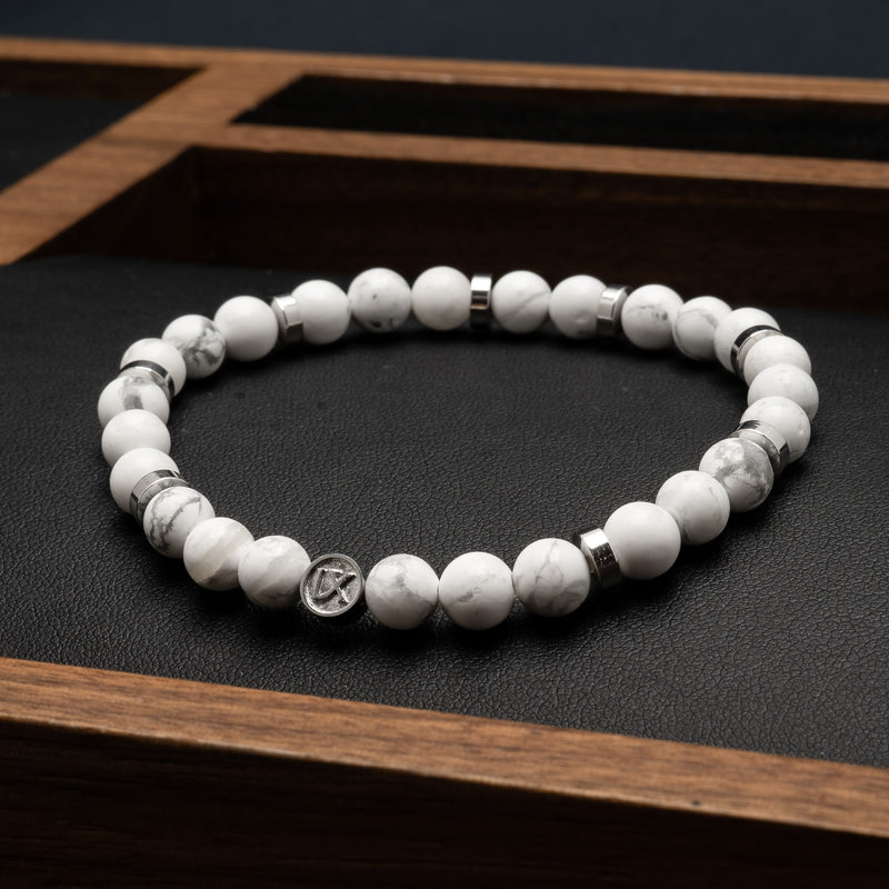 Stenarmband - Snowstone