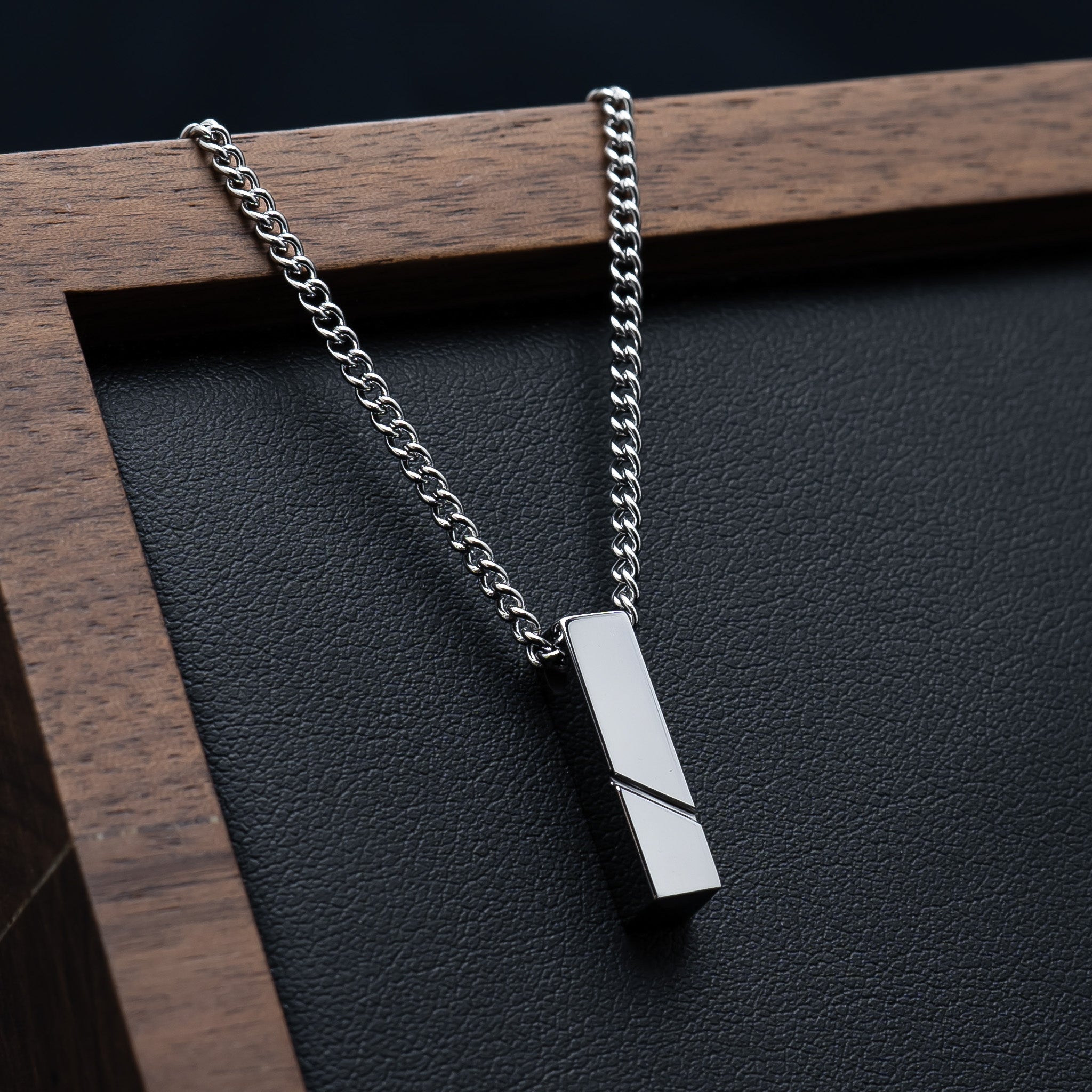 Tungsten Pendant - Signature Silver