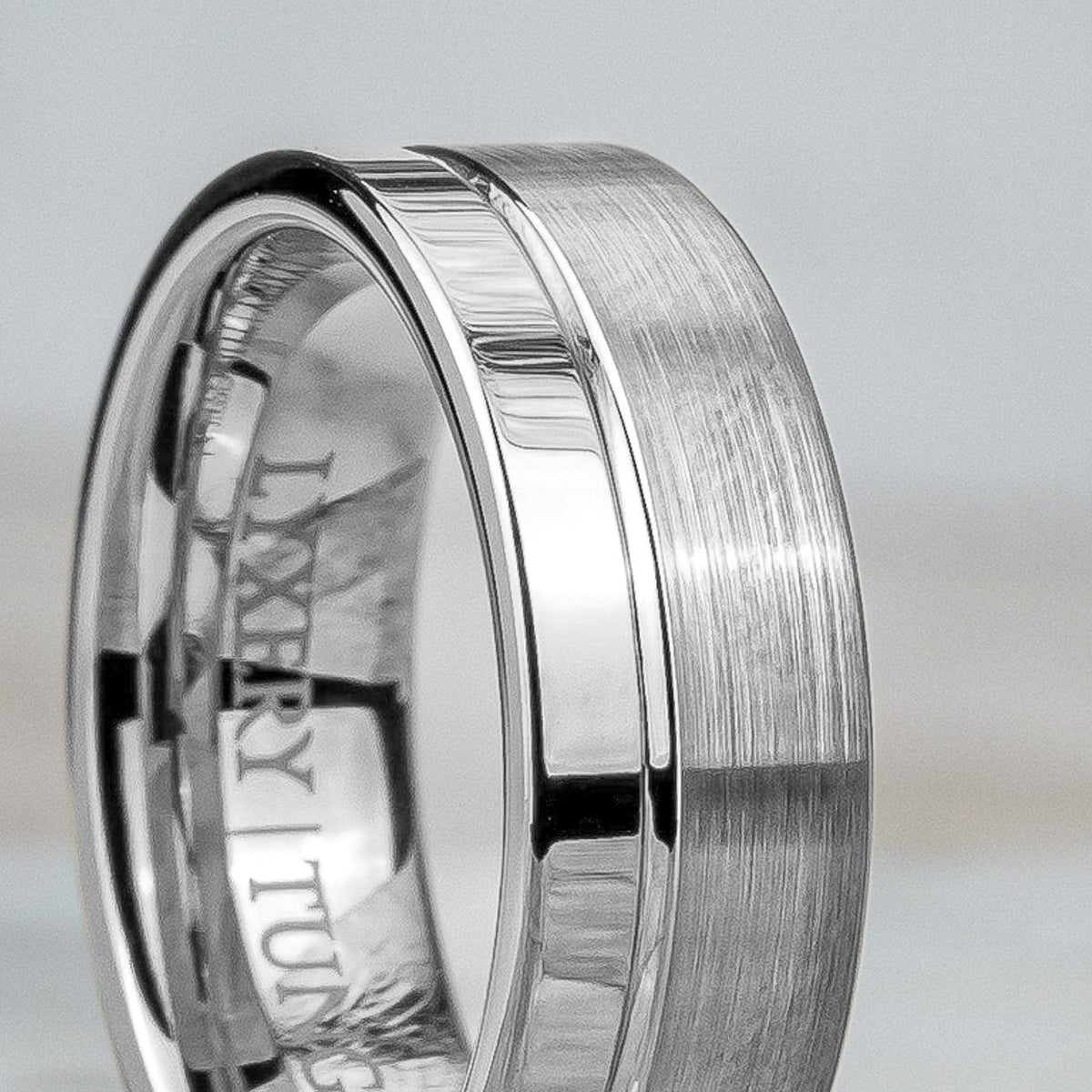 Amalfi silver 8mm – närbild på detaljerna
