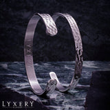Cuff armband hamrad silver - Lyxery By Sweden AB