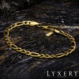 Armband i stål - Figaro Armkedja Guld - Armkedja - Lyxery By Sweden AB