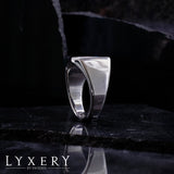 Klackring - Svart marmor - Ringar Herr - Lyxery By Sweden AB