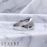 Klackring - Vit marmor - Ringar Herr - Lyxery By Sweden AB